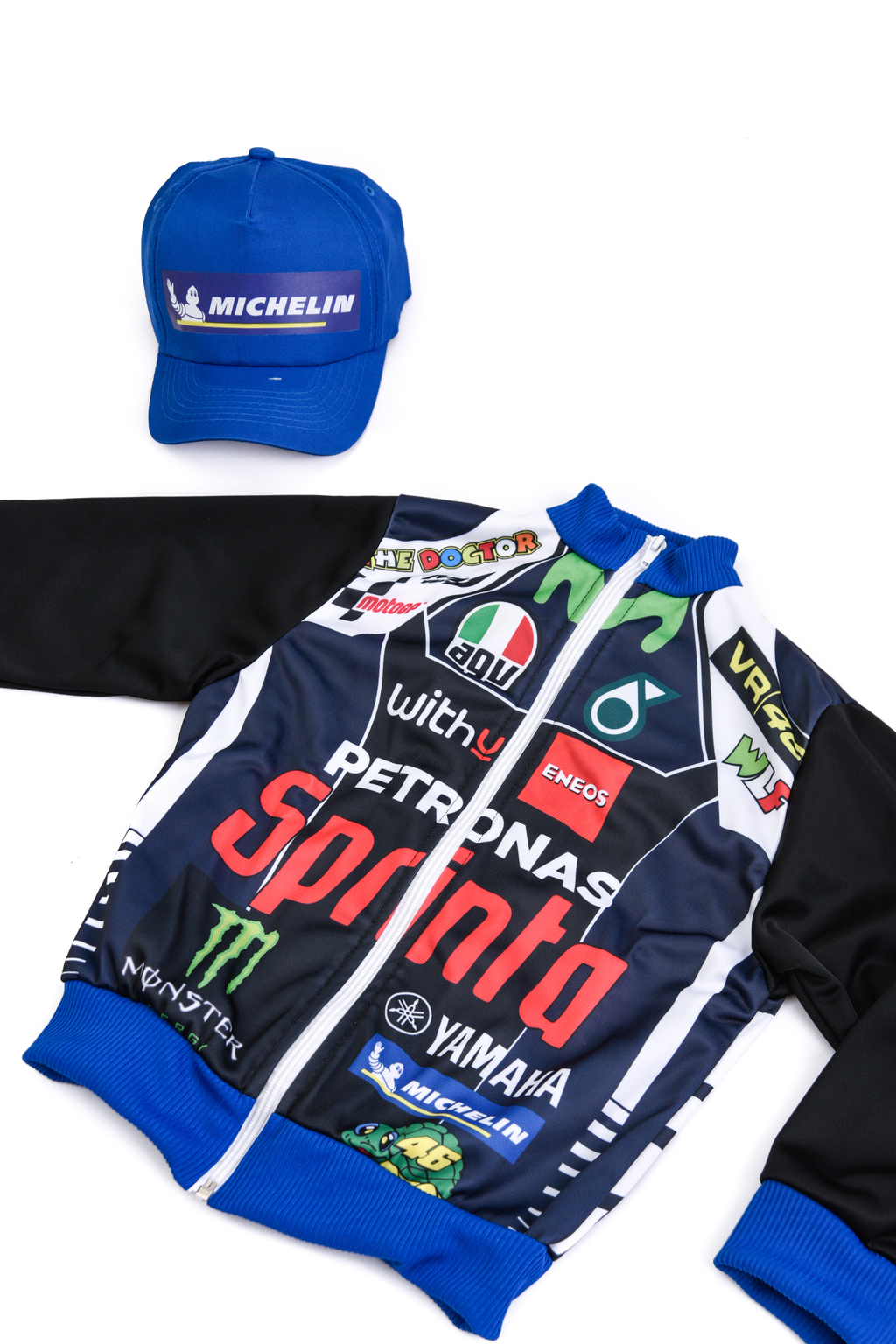 Campera y gorra Piloto de moto VALENTINO ROSSI