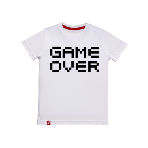 Remera Niños Gamer Game Over El Danzante