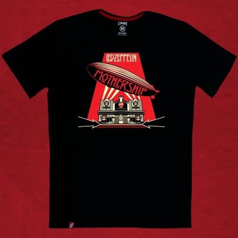 Remera Hombre Led Zeppelin Mother Ship El Danzante