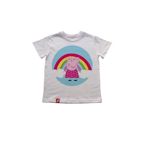 Remera Niños Peppa Arco Iris El Danzante