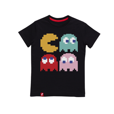 Remera Niños Pac Man y Ghost El Danzante