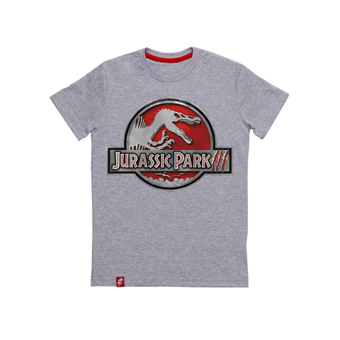 Remera Niños Jurassic Park III Logo Rojo El Danzante
