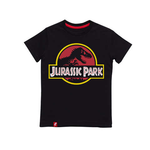 Remera Niños Jurassic Park Logo Rojo El Danzante