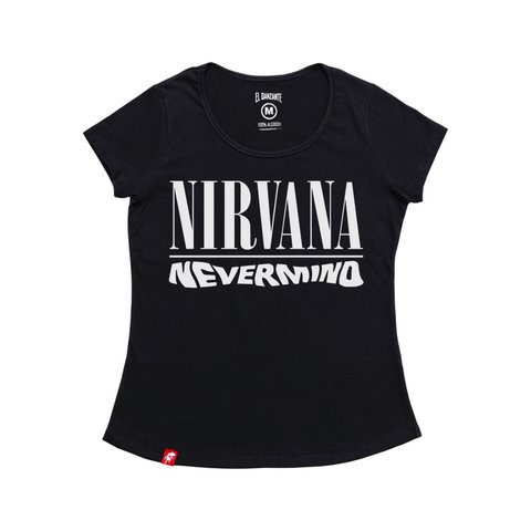 Remera Nirvana Mujer Nevermind El Danzante