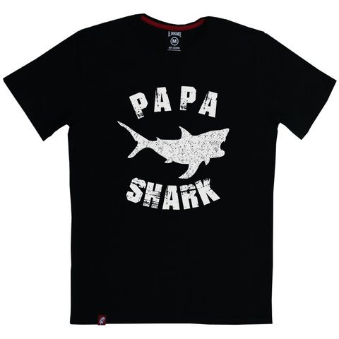 Remera Hombre Día del Padre Papá Shark El Danzante