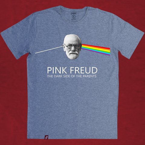 Remera Hombre Pink Freud El Danzante