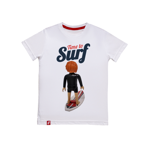 Remera Niños Playmobil Time To Surf El Danzante