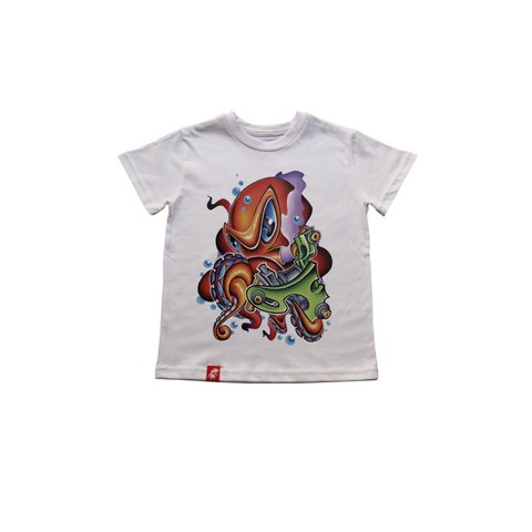 Remera Niños Pulpo Tattoo El Danzante