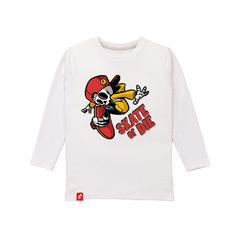 Remera Skate Or Die Manga Larga Niños - comprar online