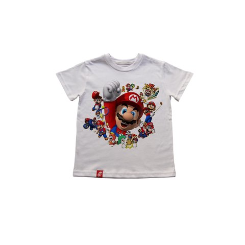 Remera Niños Mario Bros Lives El Danzante