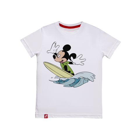 Remera Niños Mickey Surf Up El Danzante