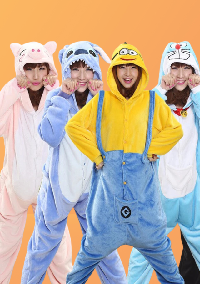 Pijama Kigurumi Cosplay V rios Personagens