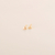 Brinco mini triângulo banhado a ouro 18k - comprar online
