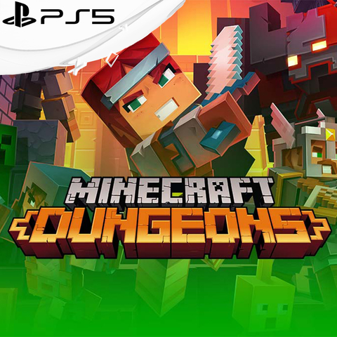 MINECRAFT DUNGEONS PS5 RETRO DIGITAL PRIMARIA