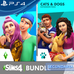 THE SIMS 4 PLUS CATS & DOGS PS4 DIGITAL SECUNDARIA