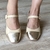 Sapato Mary Jane Nude e Dourado - DI VALENTINI na internet
