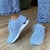 Tênis Knit Cadarço Azul Bebê - PETITE JOLIE - Quattro Calçados - Loja Online de Calçados Femininos em BH