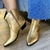 Bota Western Couro Cano Curto Dourada - PARÔ BRASIL - Quattro Calçados - Loja Online de Calçados Femininos em BH