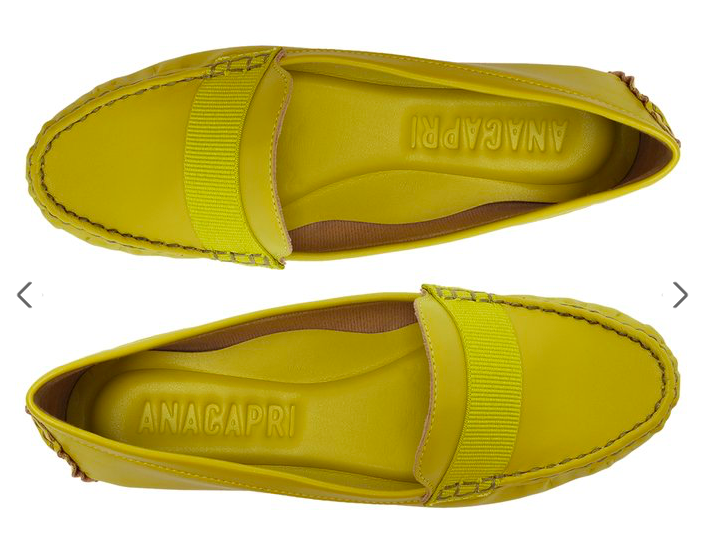 Mocassim ANACAPRI Verde Citron Analu