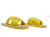 Rasteira Verde Citron Tiras Cruzadas Logo - anacapri - comprar online