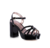 SANDÁLIA SALTO ALTO PRETA - LUIZA BARCELOS - Quattro Calçados - Loja Online de Calçados Femininos em BH