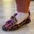 Mocassim Couro Animalprint Colorido - QUATTRO