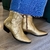 Bota Western Couro Cano Curto Dourada - PARÔ BRASIL - comprar online