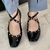 Sapatilha Verniz Preto com Spike Di Valentini - Quattro Calçados - Loja Online de Calçados Femininos em BH