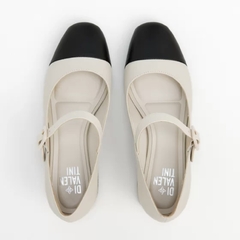 Sapato Boneca Preto e Branco - DI VALENTINI - loja online