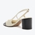 Sapato Preto e Branco Salto Bloco Schutz - comprar online