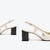 Sapato Preto e Branco Salto Bloco Schutz - loja online