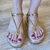 Papete Luz da Lua Couro Dourado - Quattro Calçados - Loja Online de Calçados Femininos em BH