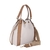 Bolsa Luz da Lua Couro Off White e Caramelo - comprar online