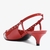 Scarpin Slingback Verniz Vermelho Schutz - Quattro Calçados - Loja Online de Calçados Femininos em BH