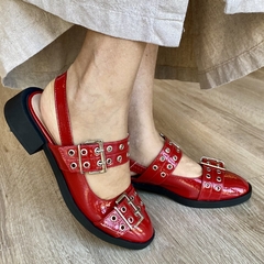 Sapato Verniz Vermelho QUATTRO - Quattro Calçados - Loja Online de Calçados Femininos em BH