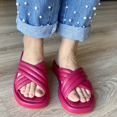 Tamanco Couro Conforto Pink QUATTRO - Quattro Calçados - Loja Online de Calçados Femininos em BH