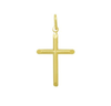 Pingente Cruz Sem Cristo Folheado Ouro 2,3cm - C454-D