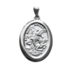 Pingente Medalha São Miguel Aço Duplo Médio 2,5cm - Pi07