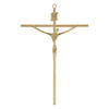 Crucifixo Estilizado Metal Dourado 29cm - MK31053D