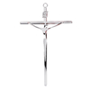 Crucifixo Estilizado Metal Prateado 20cm - MK31052P