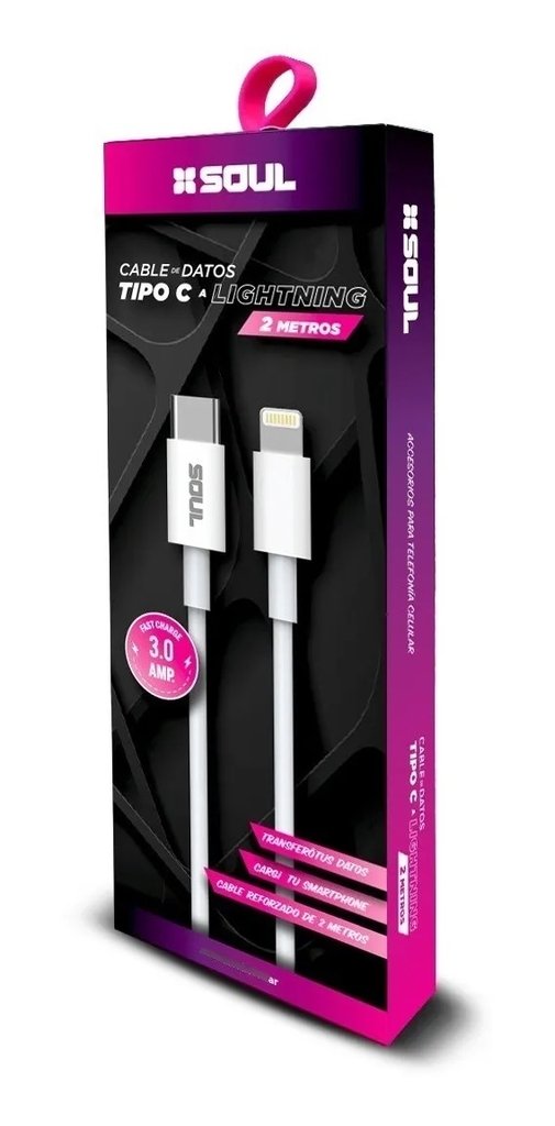 Cable Usb Tipo C - Compatible Con iPhone 15 - 2 Metros