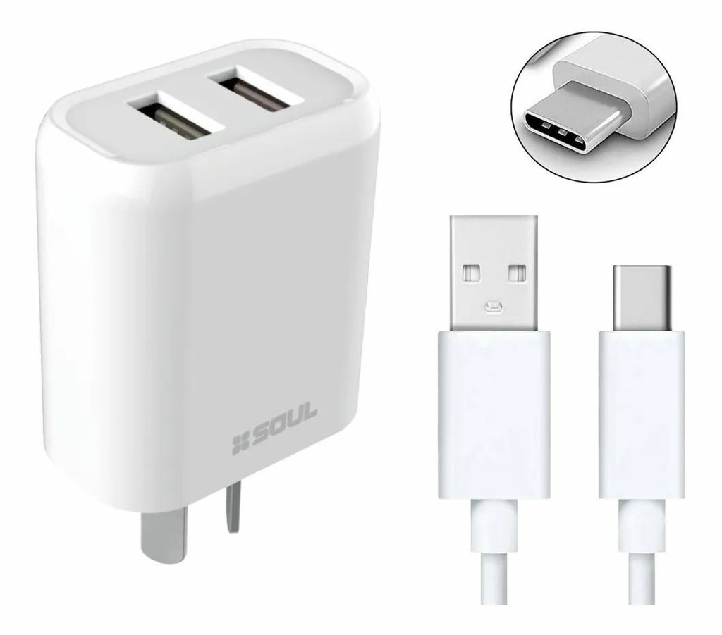 Cargador Usb Múltiple, 3.1a De 3 Puertos De Carga De Escrit