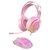Combo Gamer Auriculares Y Mouse Luces Led Kit Nena Noga 4201