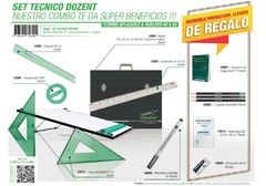 Set Tablero De Dibujo 40x50 Dozent 1 Posición +Maletín + 6 Regalos