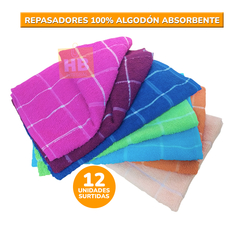 Repasadores Cocina De Toalla 100% Algodon Calidad Y Color - comprar online