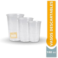 Vaso Plástico Descartable Transparente - 180Cc