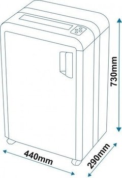 DESTRUCTORA DE DOCUMENTOS DASA 2624CC ALTA CAPACIDAD - Particulas - 25 HJS 34 LTS - HB Integral - Todo en un solo lugar!