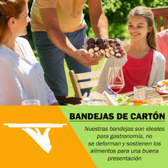 Bandeja De Carton Para Comida N°1 Excelente Calidad! - comprar online