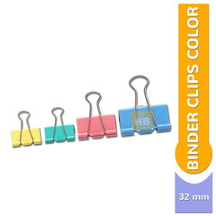 Aprieta Papeles Manito Binder Clip Colores 32mm N3 Caja X12u - comprar online
