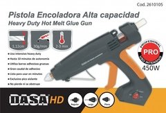 PISTOLA ENCOLADORA DASA PHM-HD 450W Inalámbrica 10 minutos autonomía